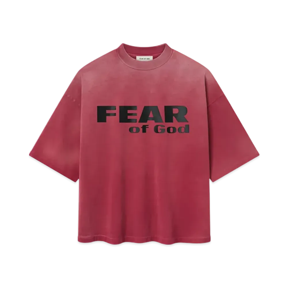 FEAR OF GOD Relaxed Fear Is Gone Tee "Red/Black"