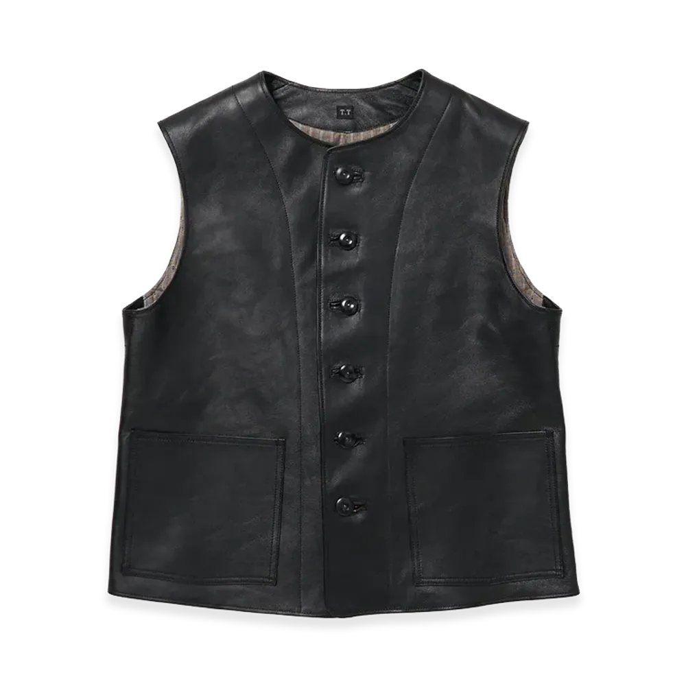 T.T Taiga Takahashi LOT.807 Jerkin Vest "Black"