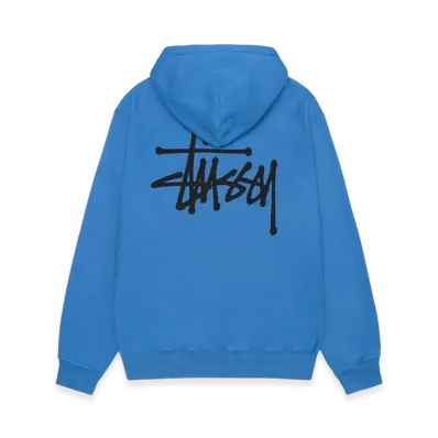 Stussy Basic Stussy Pigment Dyed Hoodie "Blue"