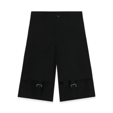 BLACK COMME des GARCONS Buckle Shorts "Black"