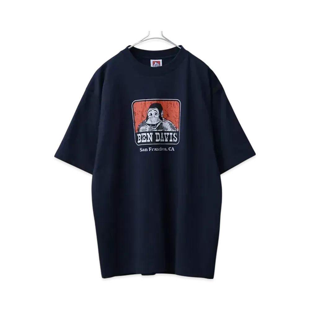 BEN DAVIS Crumble Icon S/S T-Shirt "Navy"