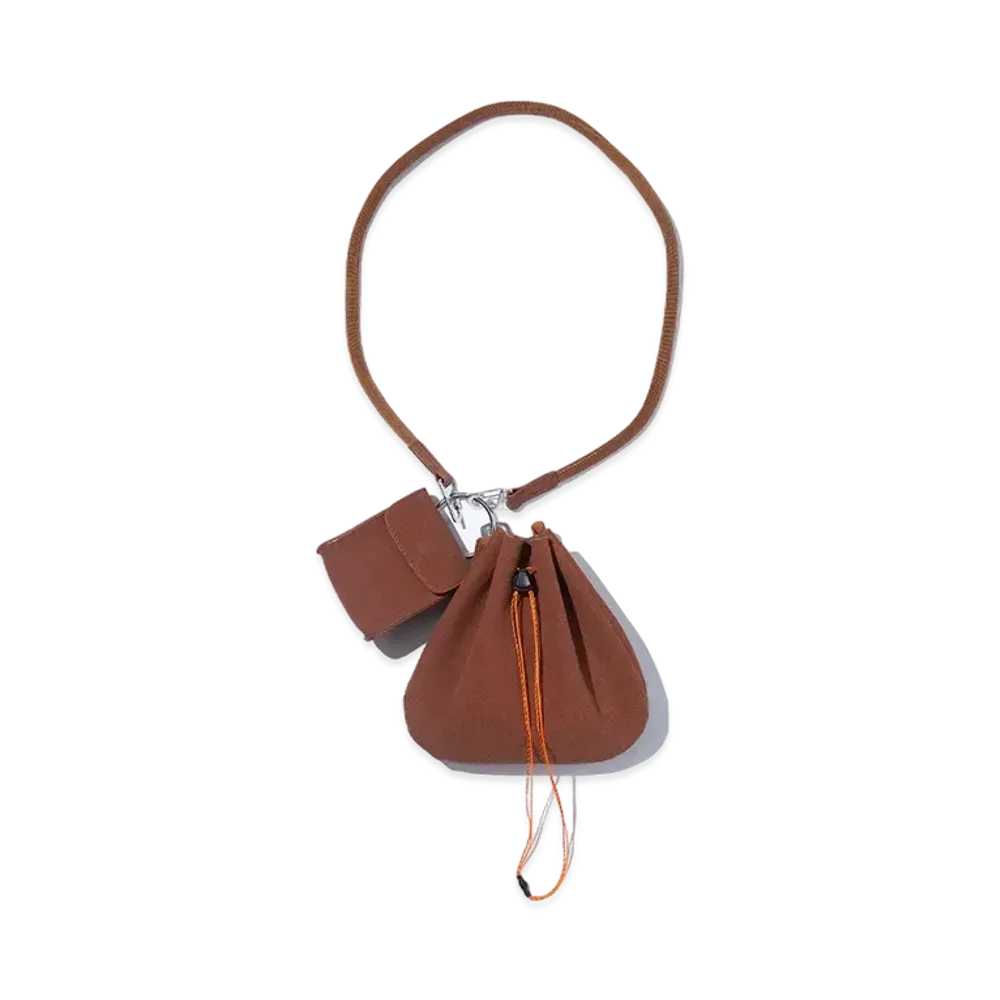 F/CE. Tech Suede Chain Purse "Camel"