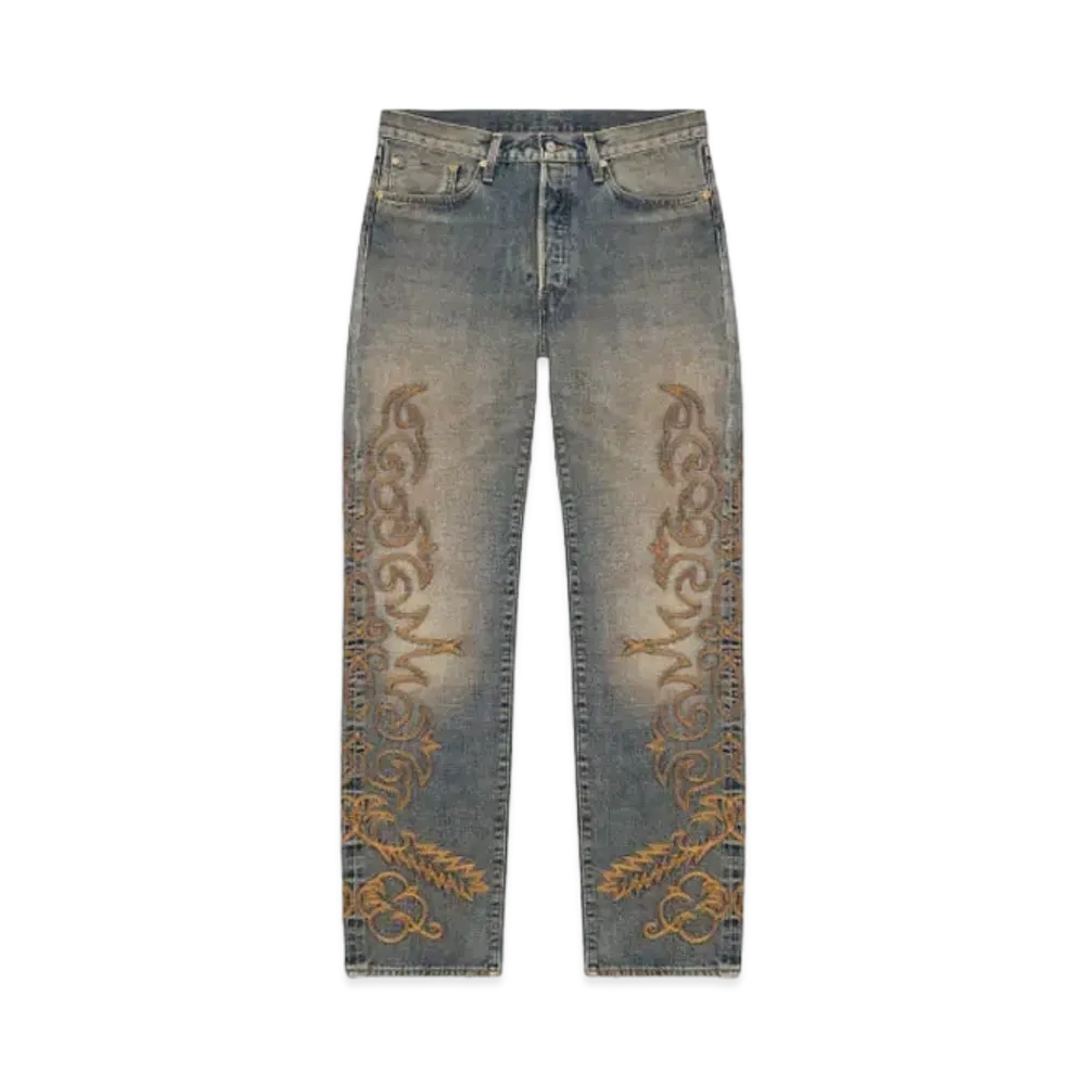 Levi's x Denim Tears Western Cotton Stitch 501 "Indigo"