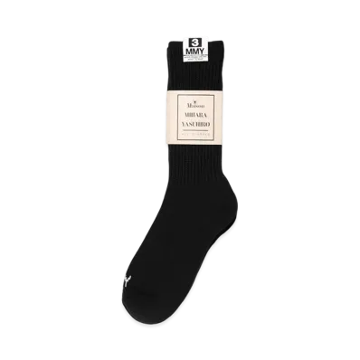 Maison MIHARA YASUHIRO Mmy 3-Pack Socks "Black"