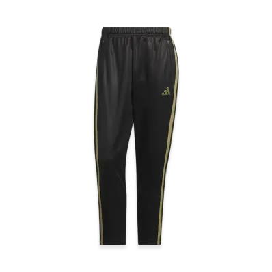 adidas Stadium Gold Climawarm Full Length Open Hem Pants "Black/Gold Metallic"