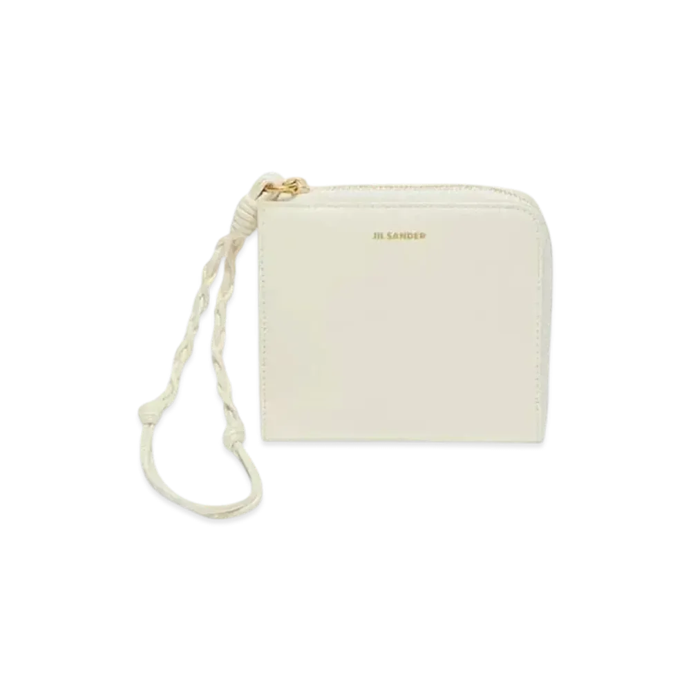 Jil Sander Tangle Card Holder "Eggshell"