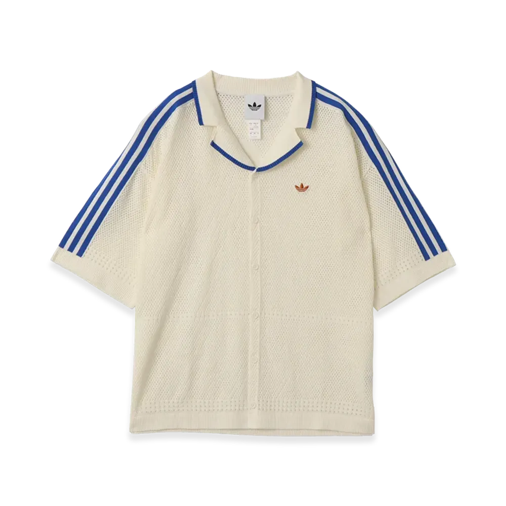 adidas Knitted Resort Shirt "White"