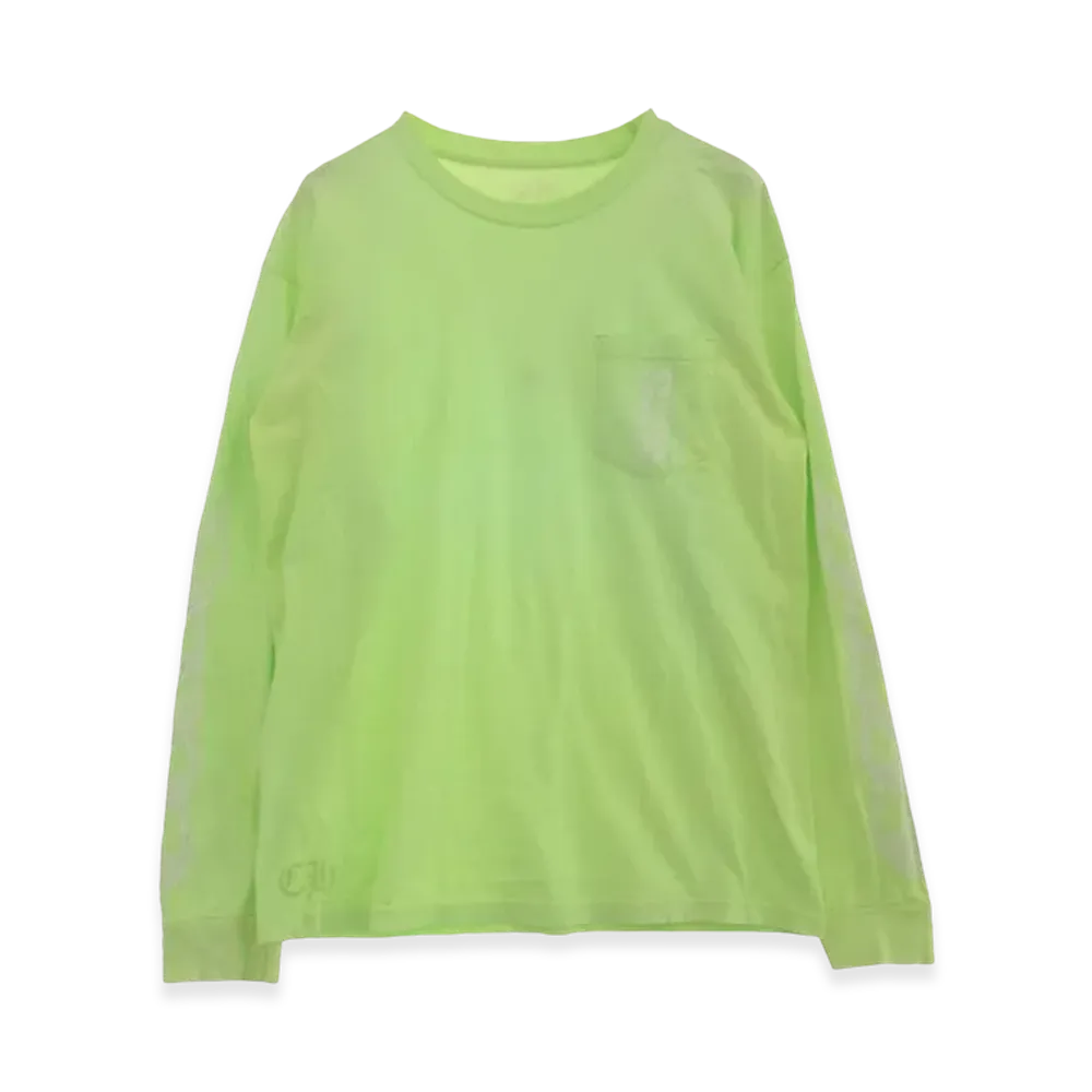 Chrome Hearts Flame Sleeve L/S Tee "Light Green"
