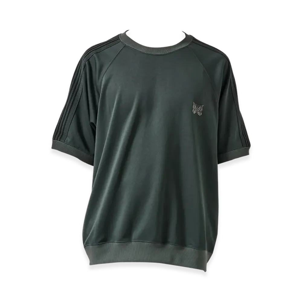 NEEDLES x Studious Track S/S Crew Neck T-Shirt "Dark Grey"