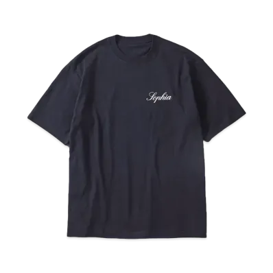 ENNOY 22SS Sophia Tee "Navy" SS22BRENCT06NTL