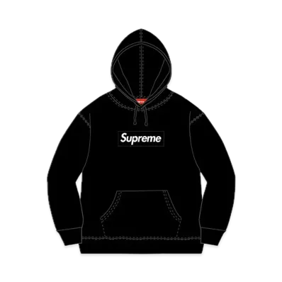 Supreme Box Logo Hooded Sweatshirt "Black" (13FW)