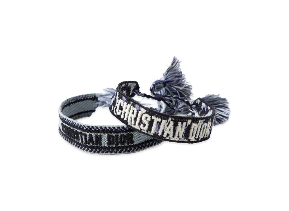 Dior Oblique Cotton J'ADIOR Bracelet Set "Ocean"