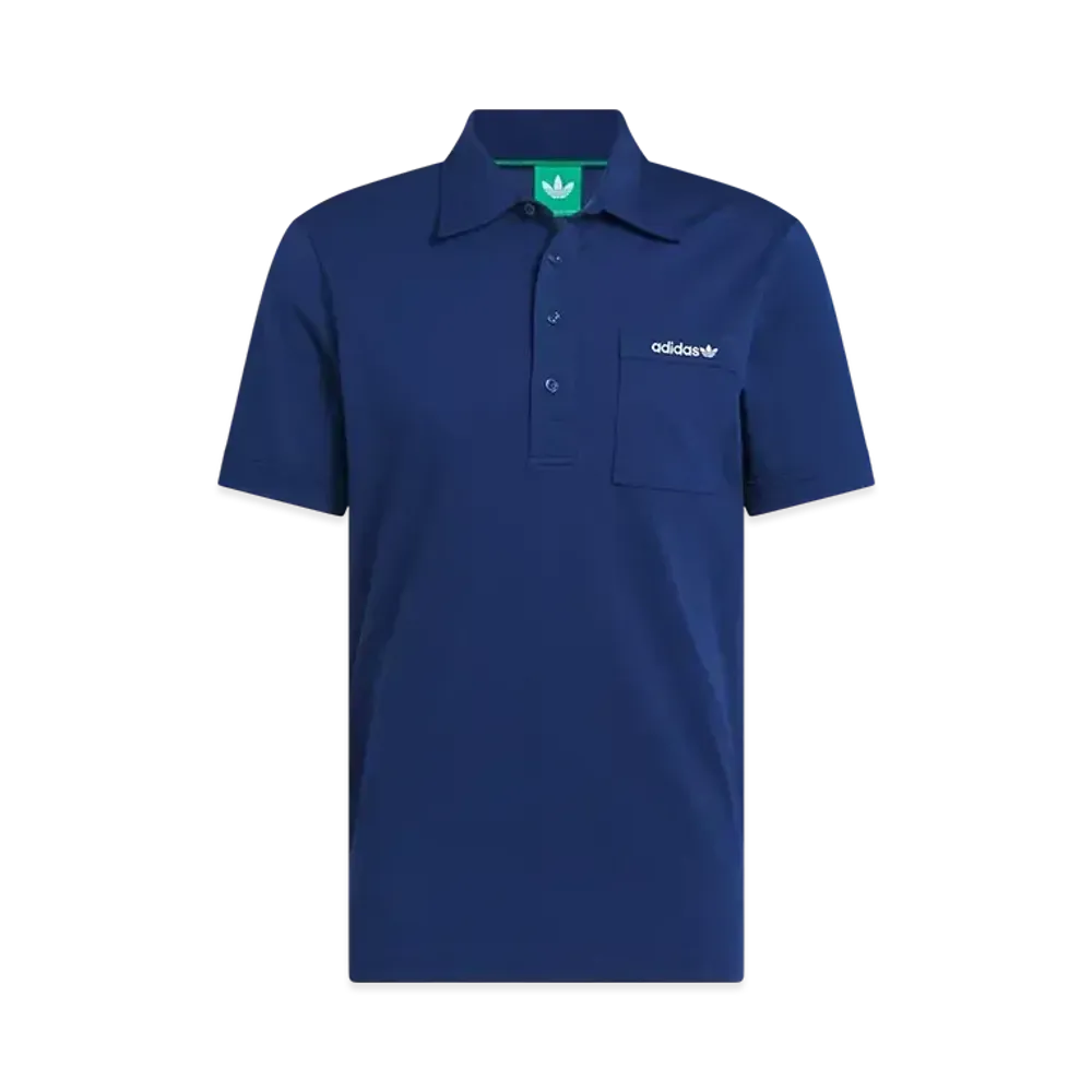 adidas Originals Golf Chest Pocket Short Sleeve Shirt "Night Indigo"