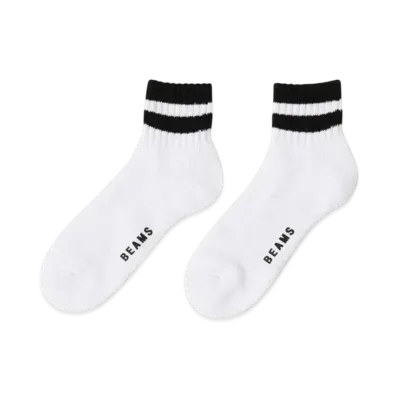 BEAMS Line Socks (2Pack) "White"