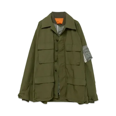 sacai x WTAPS Mill LS 01 Shirt "Khaki"