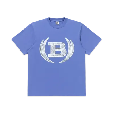 Black Eye Patch Iced Out Winged Logo Tee "Lavender"