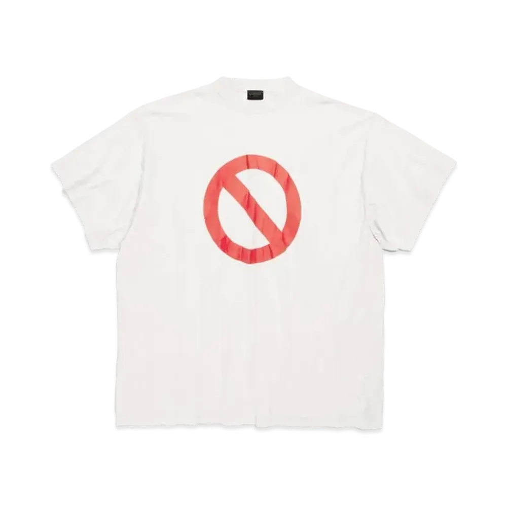 BALENCIAGA Men's Balenciaga Music | BFRND Series Inside-Out T-Shirt Oversized "Off White"