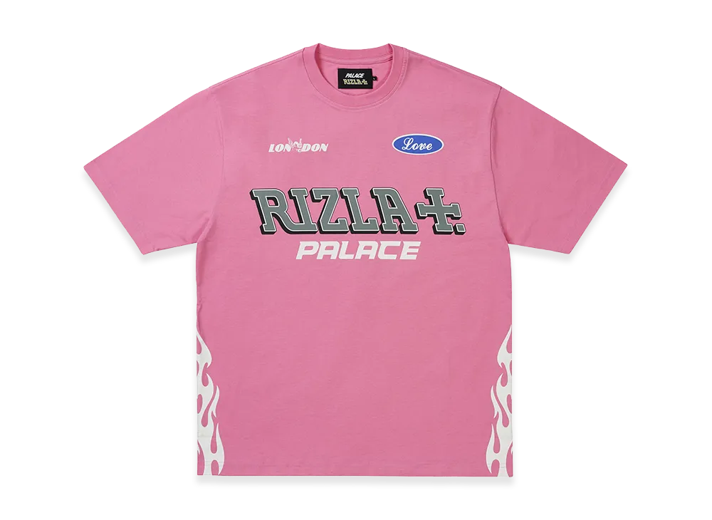 PALACE x RIZLA T Shirt "Pink"