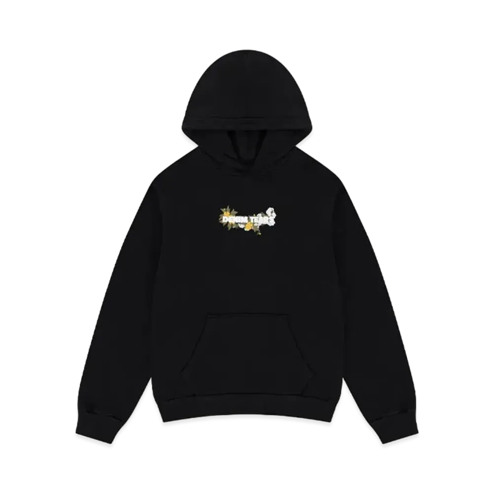 DENIM TEARS Embroidered Logo Hoodie "Black"