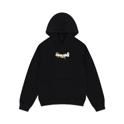 DENIM TEARS Embroidered Logo Hoodie "Black"