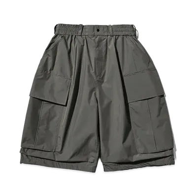 CLESSTE +Phenix Windstopper® By Gore-Tex Labs City Mega Pocket Balloon Cargo Half Pants "Asphalt Gray"