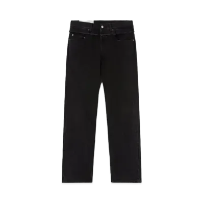 AMBUSH Waist Detail Denim Pants "Black"