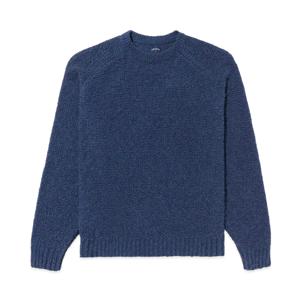 Noah Popcorn Yarn Sweater "Blue"