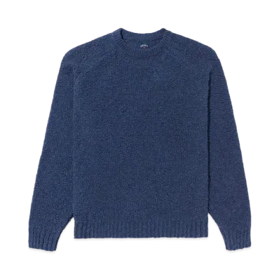 Noah Popcorn Yarn Sweater "Blue"