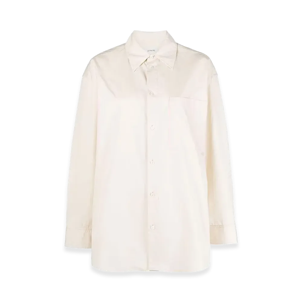 LEMAIRE Women's Long Shirt "Ivory"