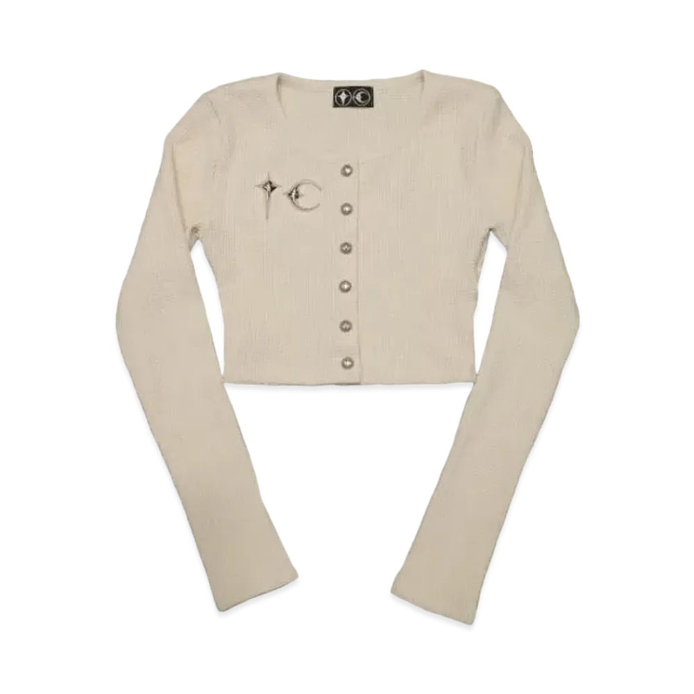 THUG CLUB TC Cardigan "Ivory"