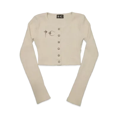 THUG CLUB TC Cardigan "Ivory"