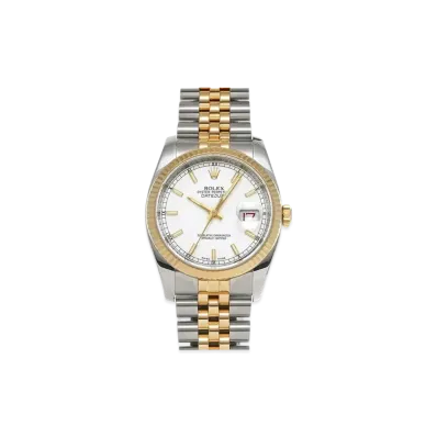 ROLEX Datejust "White/Stainless Steel/Yellow Gold"