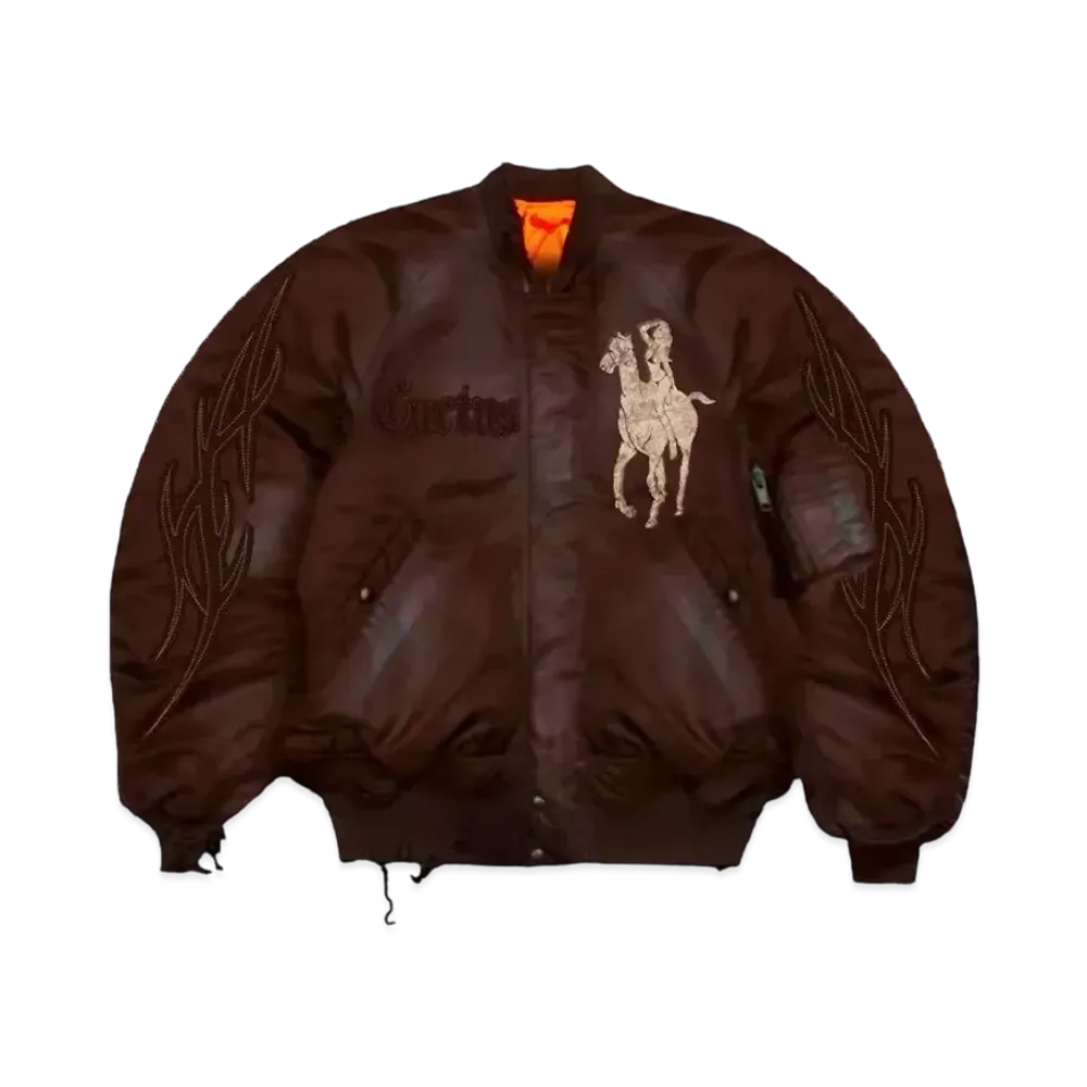 Travis Scott Cactus Jack x Mowalola Houston Bomber "Brown"