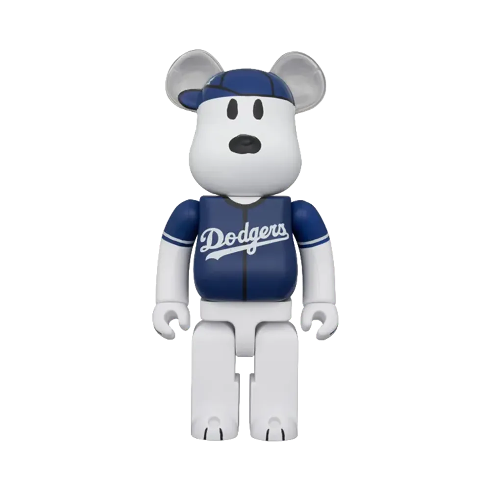 MEDICOM TOY "BEARBRICK" Mlb X Peanuts Bearbrick Snoopy (Los Angeles Dodgers) 1000%