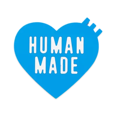 HUMAN MADE Heart Rubber Coaster "Blue"