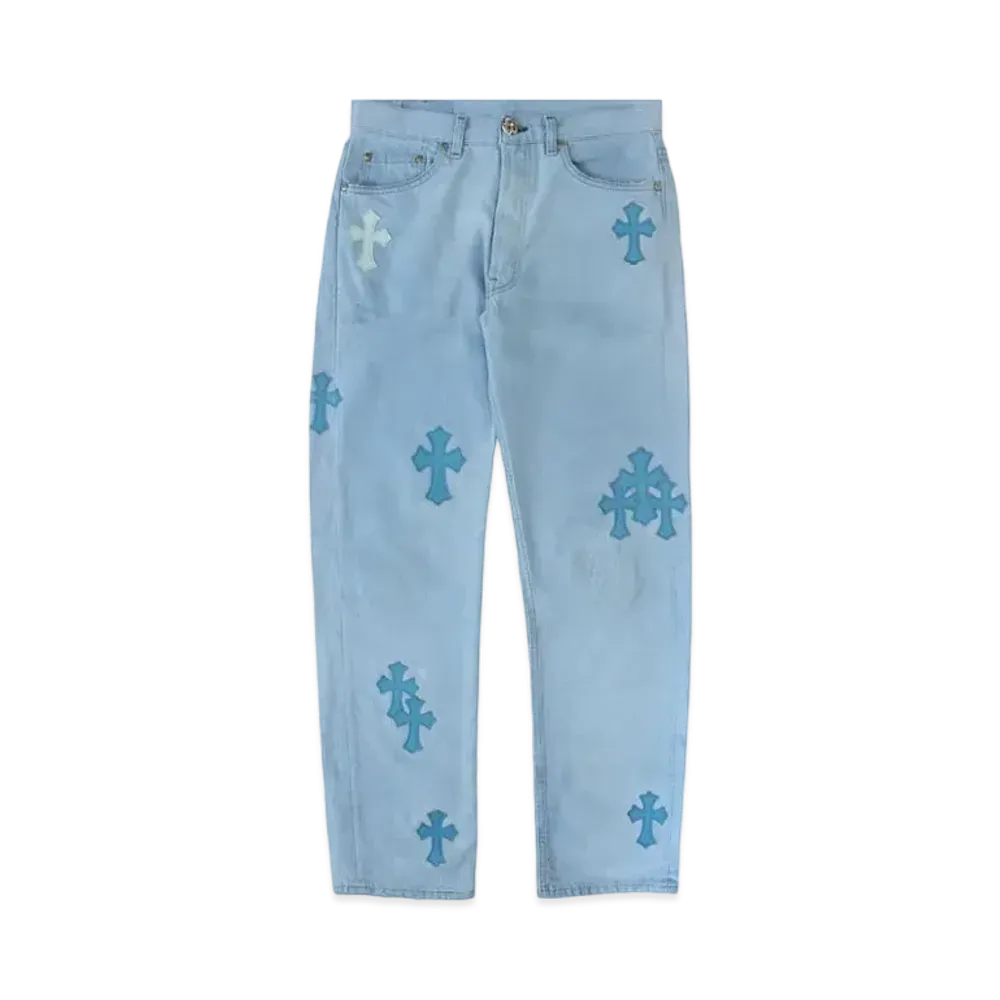 Chrome Hearts x Drake x Levi's Certified Lover Boy Vintage Jeans "Washed Blue"