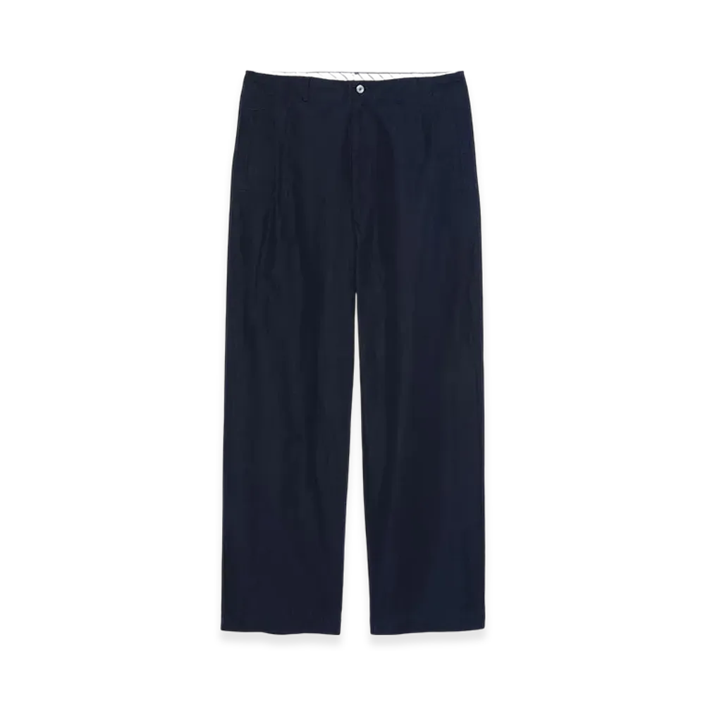 nanamica Tuck Club Pants "Navy"