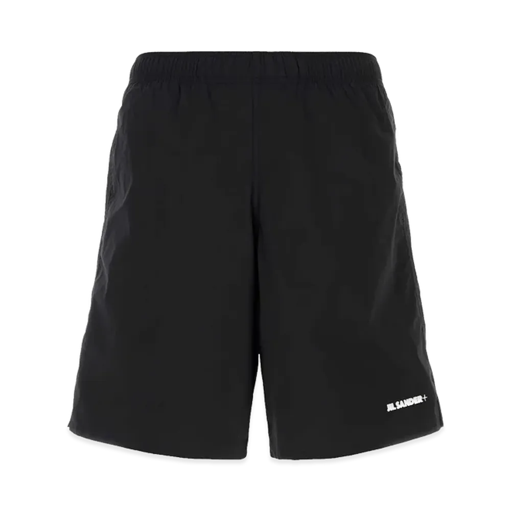 Jil Sander Stretch Nylon Swimming Shorts "Black"