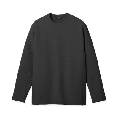 DESCENTE ALLTERRAIN Fusion Knit Crew Neck "Dark Gray"