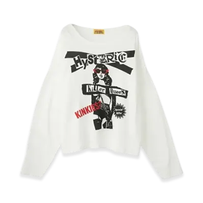 HYSTERIC GLAMOUR Special Offer Pullover "White"