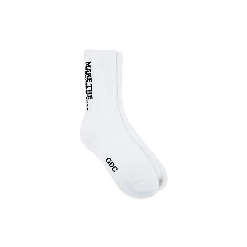 GDC x KJ High Socks "White"
