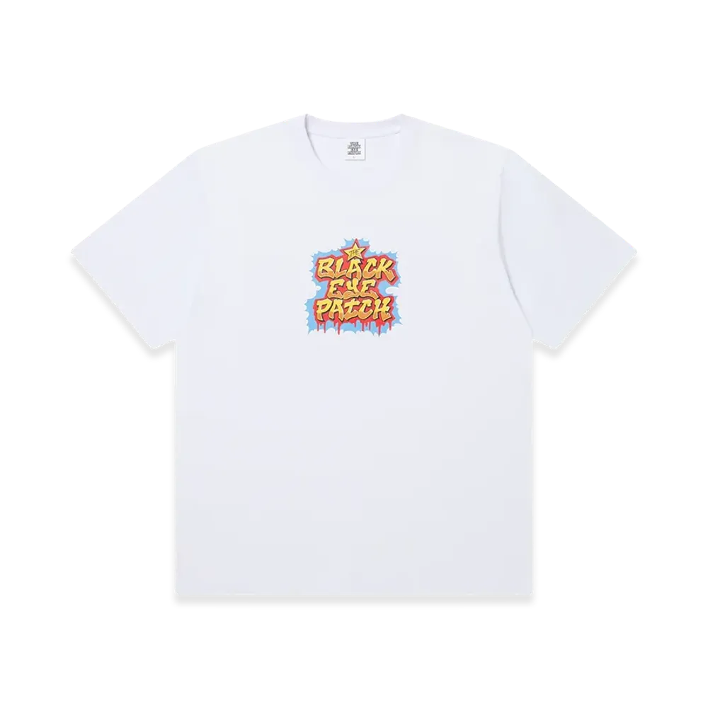 BlackEyePatch Old School Letters Tee "White"