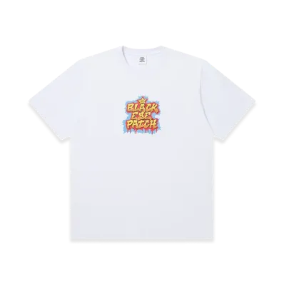 BlackEyePatch Old School Letters Tee "White"