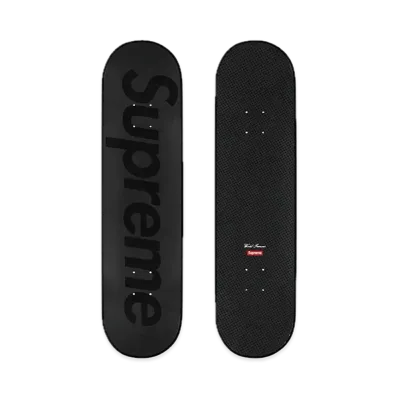 Supreme Tonal Box Logo Skateboard "Black - 8 x 31.875"