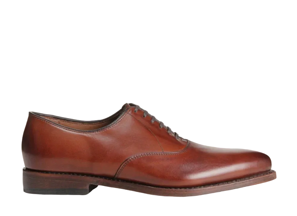 Allen Edmonds Carlyle Plain-toe Oxford Dress Shoe 108 "Dark Chili" 8833 D