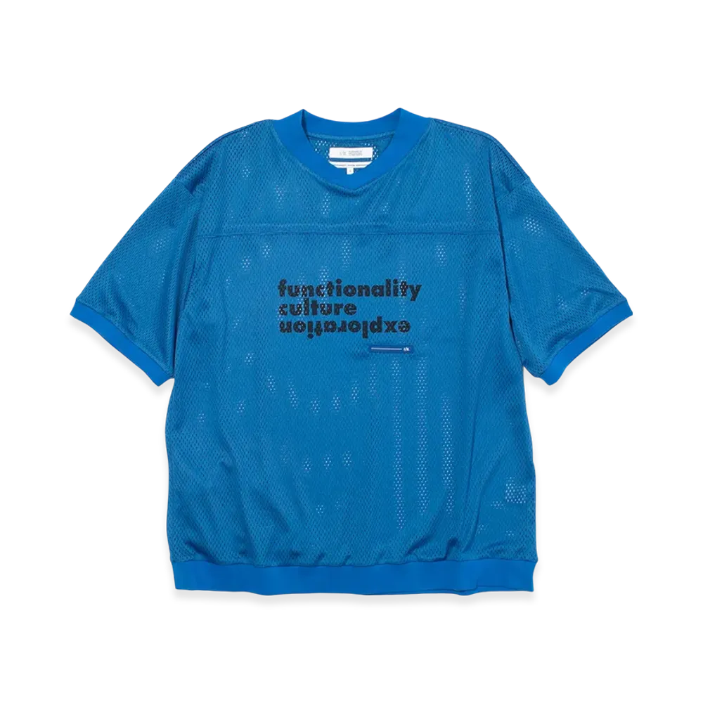 F/CE. Mesh Fce Print Tee "Blue"