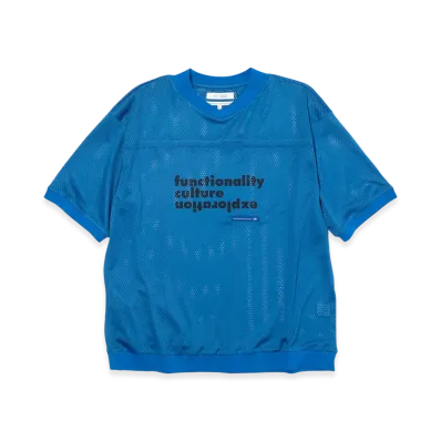 F/CE. Mesh Fce Print Tee "Blue"