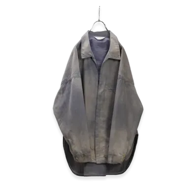 ANCELLM Aging Chambray Long Shirt "Dusky Purple"