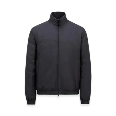 MONCLER Berre Short Down Jacket "Dark Blue"