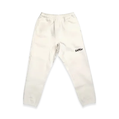 SAPEur Youth Logo Sweat Pants "White"